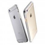 Wholesale iPhone SE (2020) / 8 / 7 LED Flash Clear Hybrid Case (Smoke)